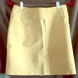 Suede skirt
